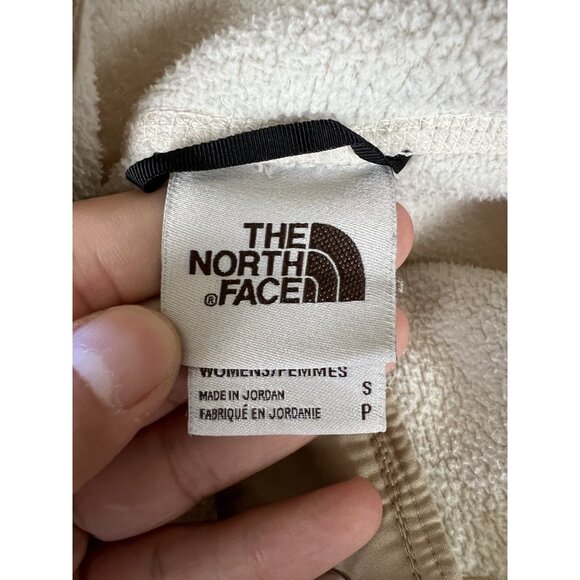 The North Face Women's Cragmont 1/4 Snap Fleece Sherpa Sweater Size Small Beige - Picture 5 of 9
